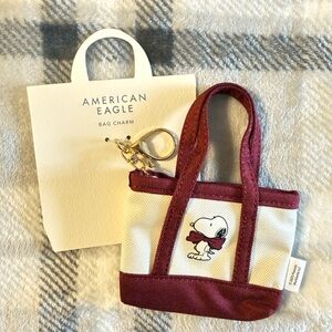American Eagle Snoopy Bag Charm